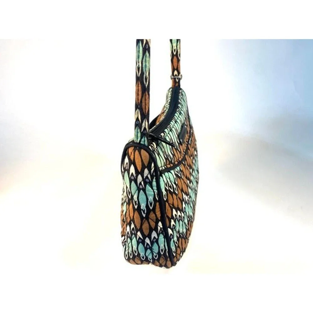 Vera Bradley RETIRED 2015 Sierra Stream Little Crossbody Handbag Shoulder Bag - Picture 3 of 11